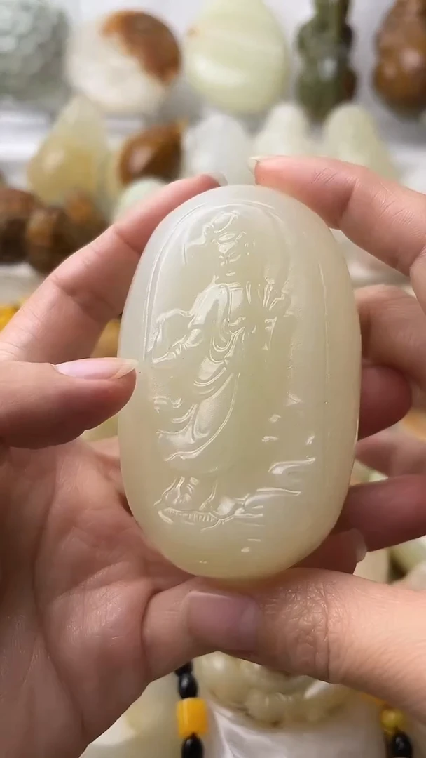 石材古青石棉纹正常不退换观音