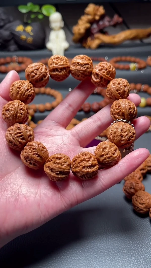 【闪购商品】文玩核桃吊坠文玩手串