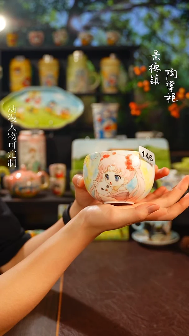 景德镇高温釉下彩纯手工手绘146