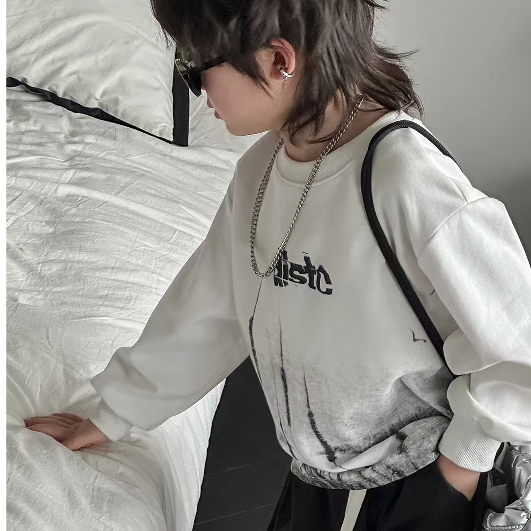 92006高端专享2025老林家天花板春季卫衣白色