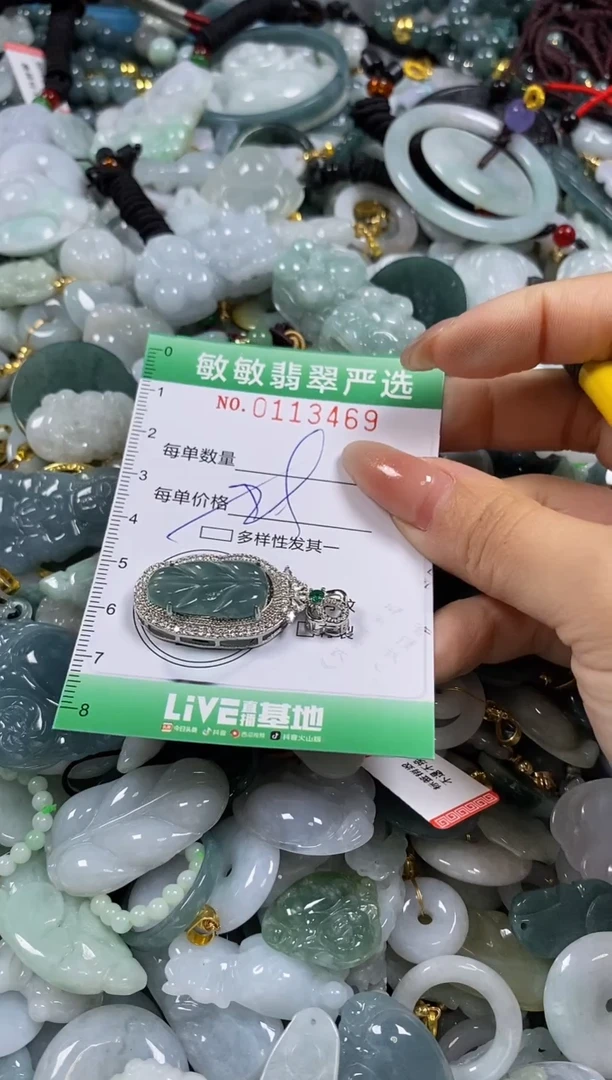 【闪购商品】翡翠颈饰未镶嵌闪购0113469多样性发其一