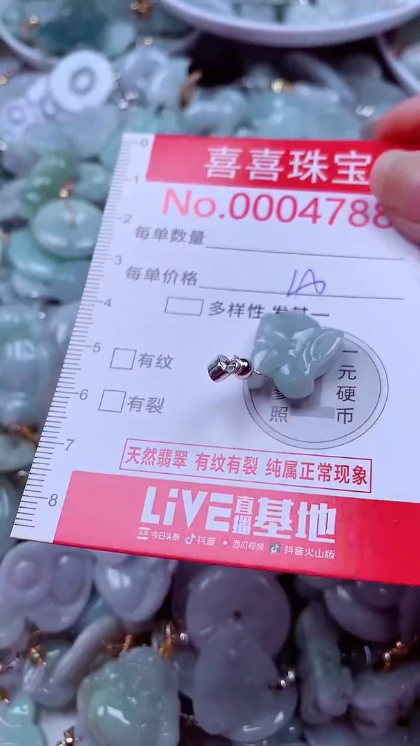 吊坠(不含链)未镶嵌翡翠4788