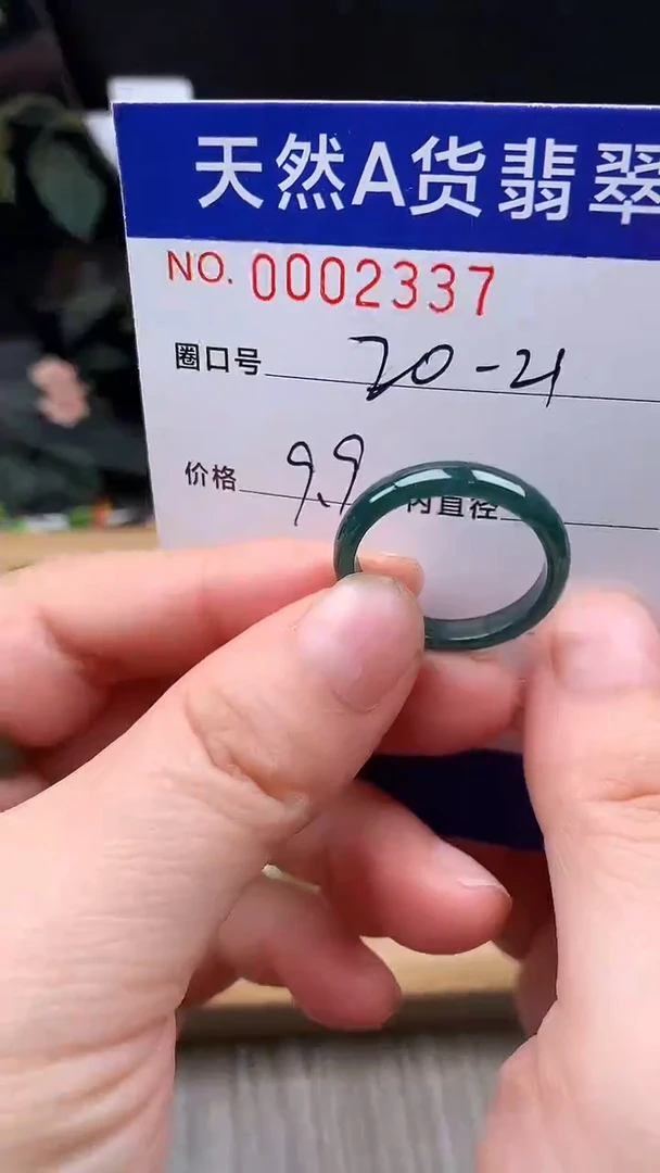未镶嵌戒指翡翠20-21#