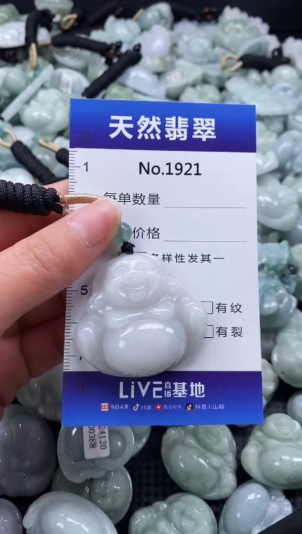 【闪购商品】翡翠颈饰未镶嵌缅甸A货翡翠1921