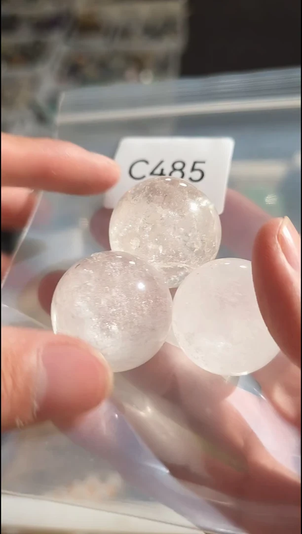 未镶嵌珠宝半成品水晶C485 拍一发三