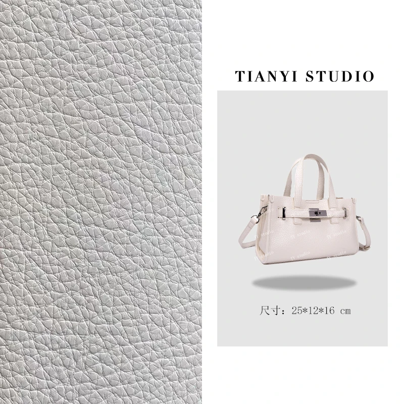 【TY】BF-66226-淡白色 经典白色皮革铂金软托特包