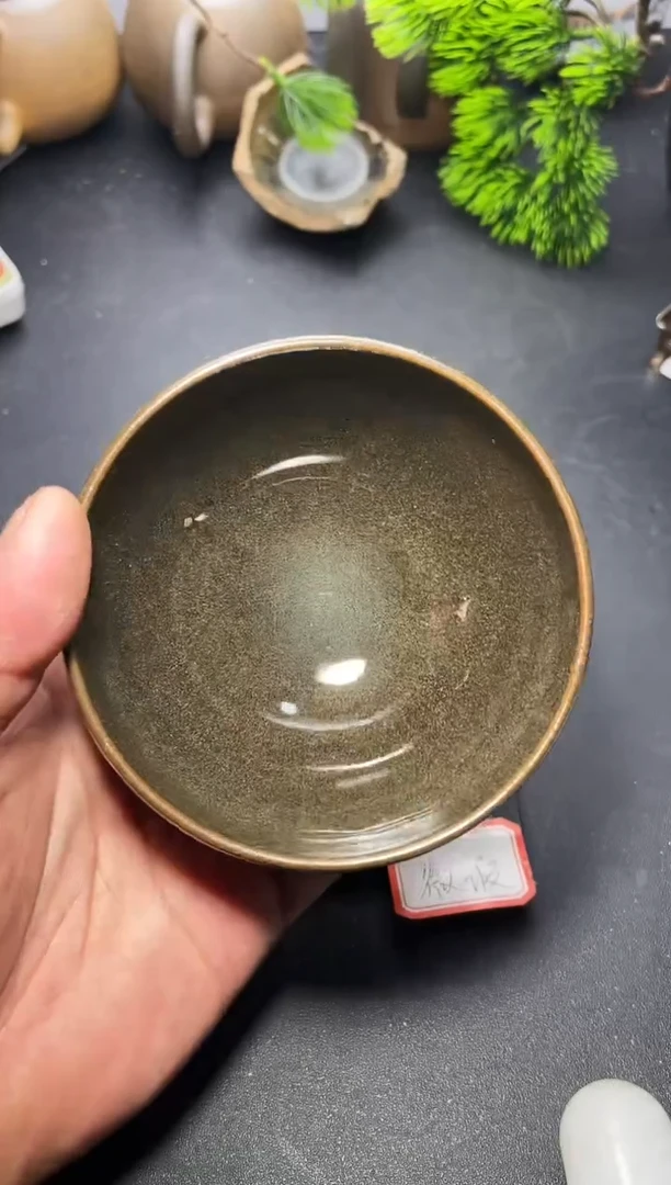 茶盏38（微瑕）叶紫建盏