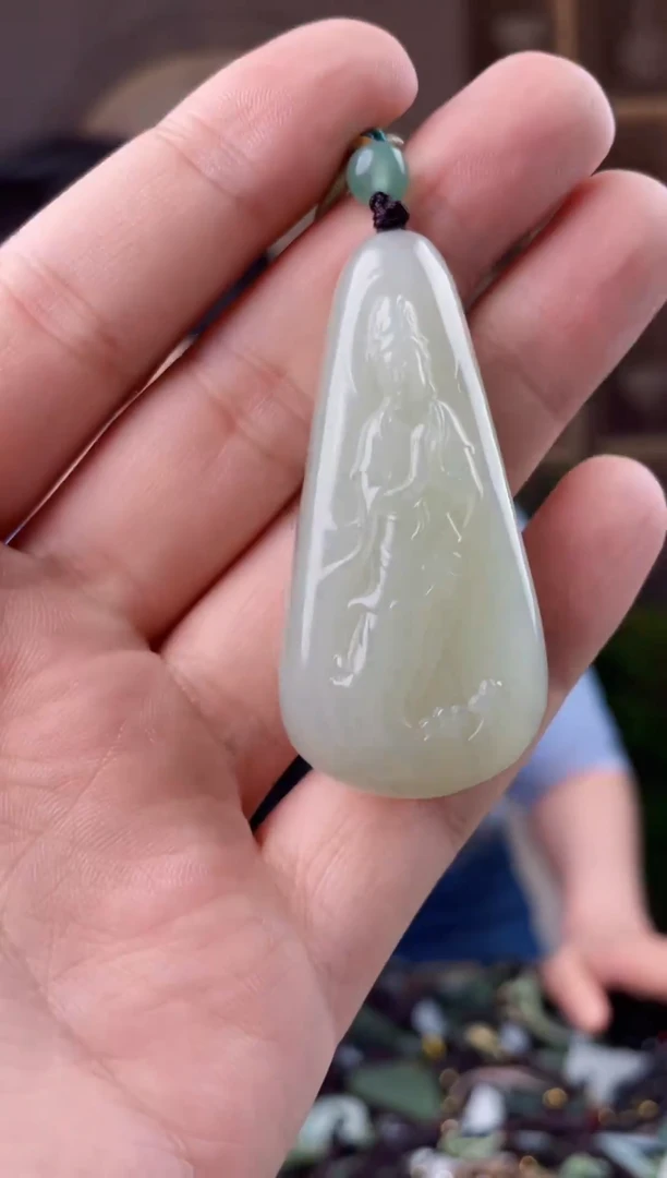 颈饰未镶嵌和田玉拍一发一，多样性发货