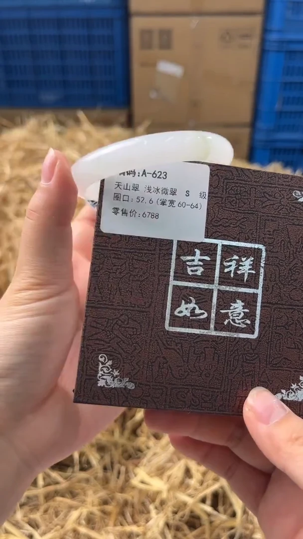 未镶嵌手镯石英质玉A623