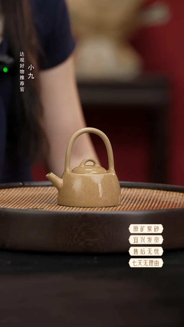 九DG196畏壶曼生十八式石铫提梁壶段泥110