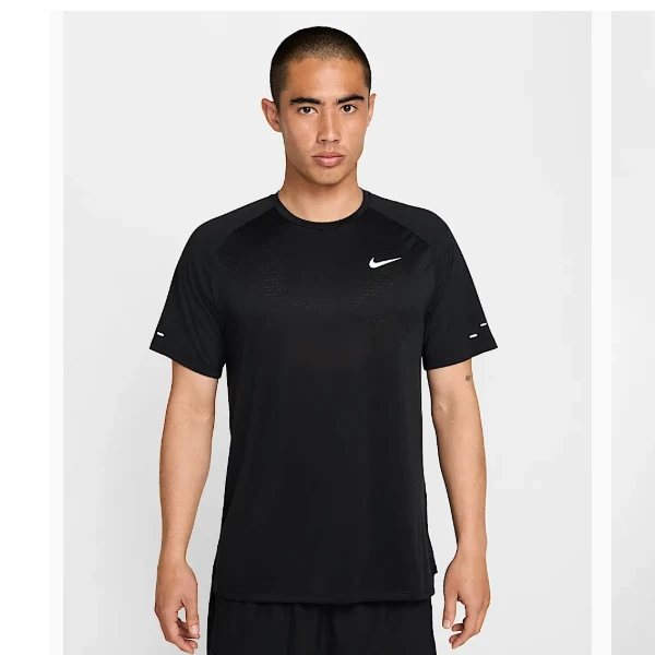 NIKE耐克Stride Dri-FIT ADV男子舒适速干短袖跑步上衣HV5204-010