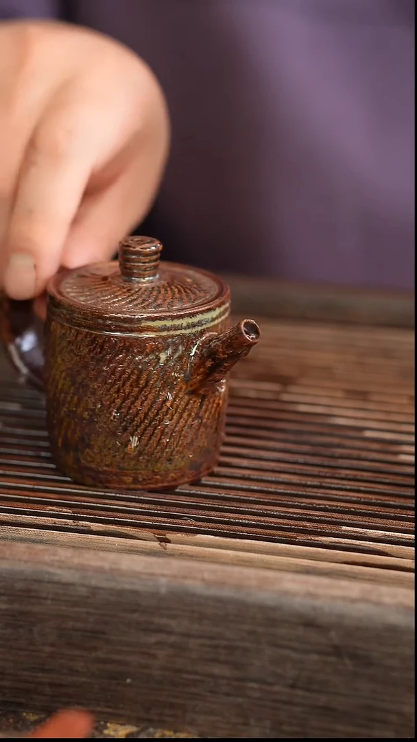 茶壶紫砂原矿手工制作130cc