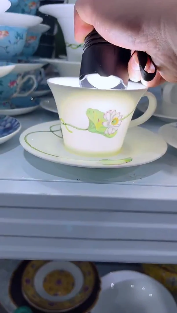 瓷片日用陶瓷（简装）咖啡杯一套