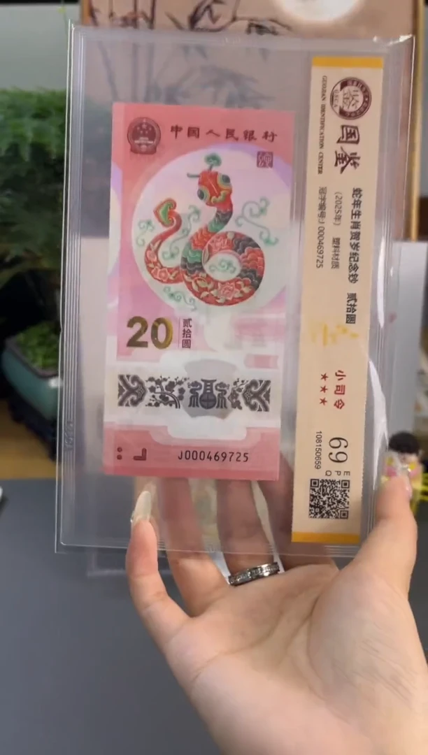 塑料蛇钞大司令 国鉴69分尾725