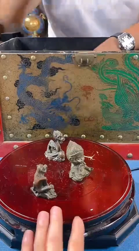 摆件景德镇陶瓷青花摆件40一其中一个