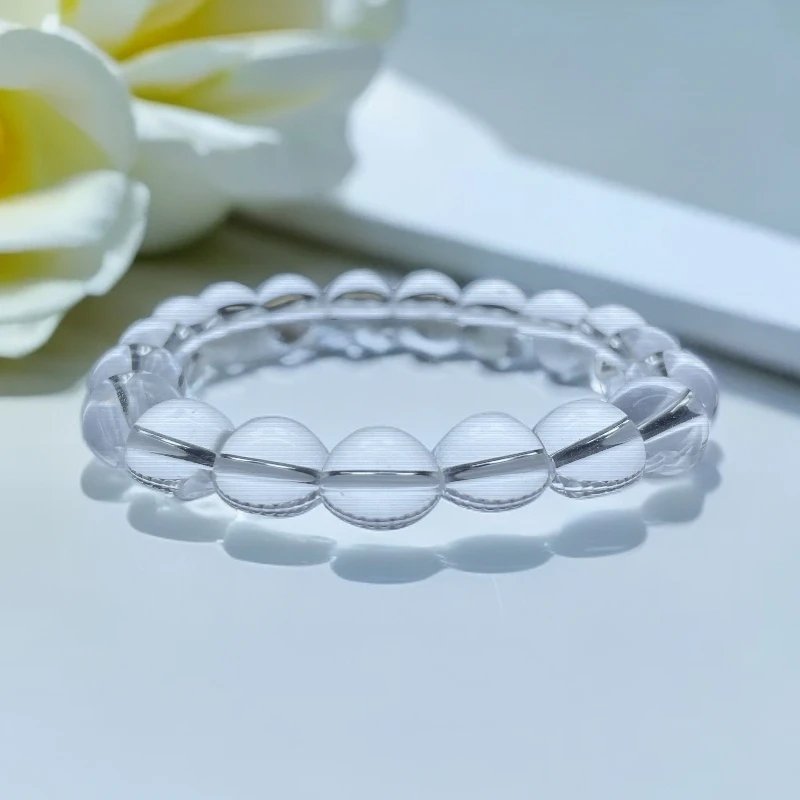 白水手串10mm双A纯净经典款