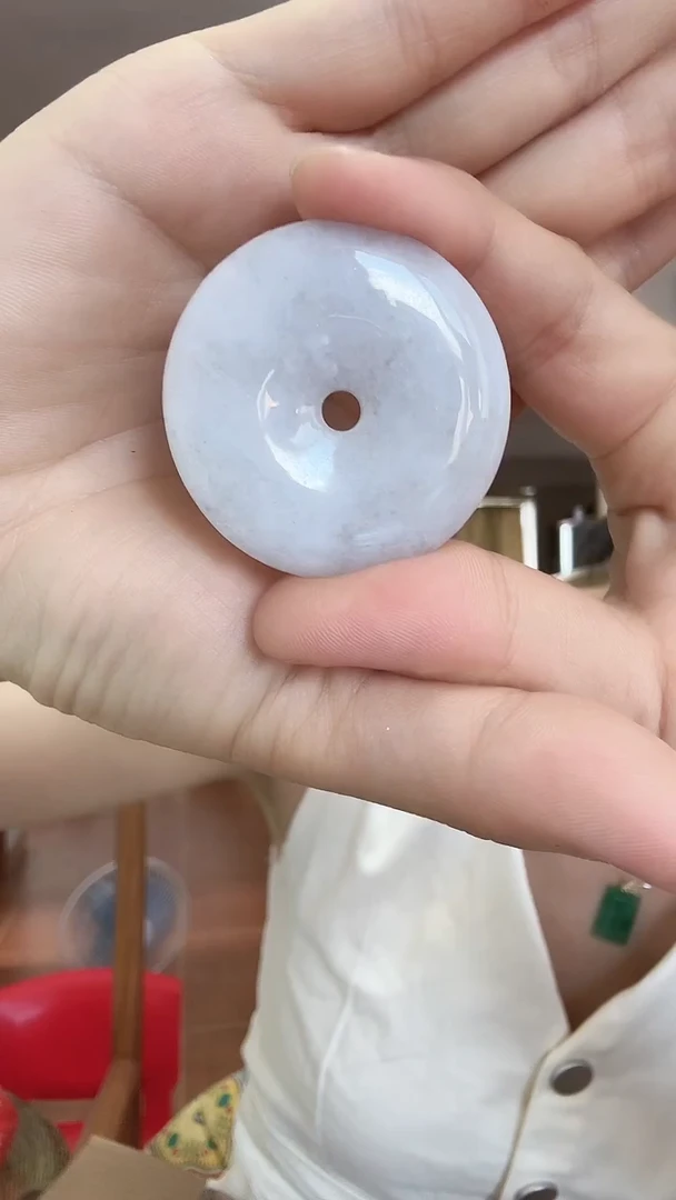 翡翠未镶嵌颈饰翡翠A货平安扣