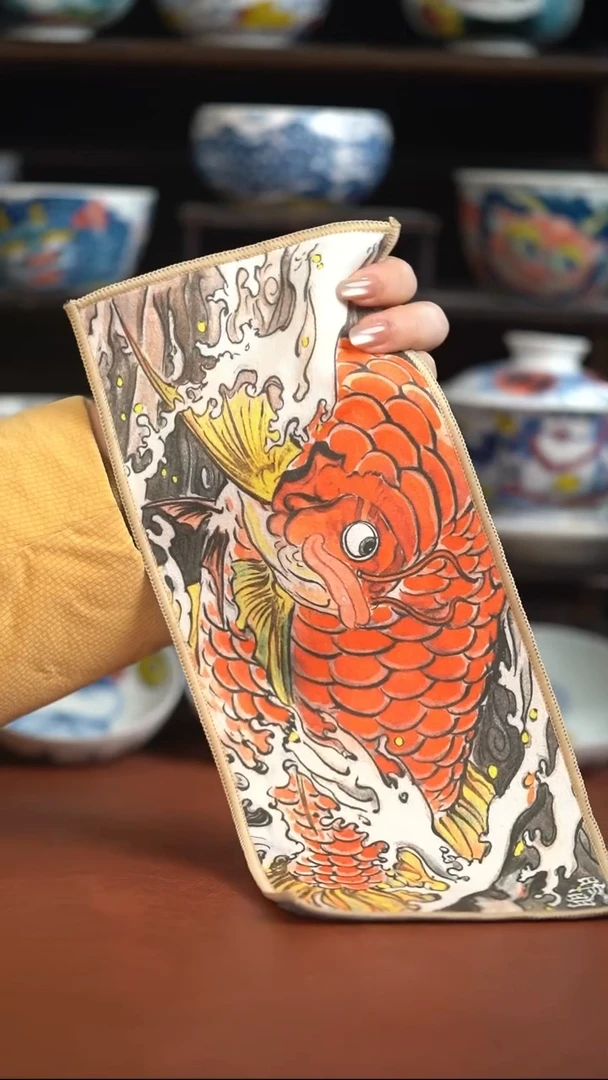 昨明龙鱼茶巾（宠粉福利）