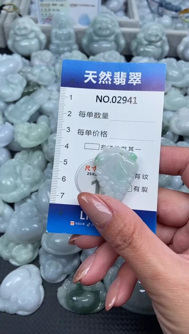 颈饰未镶嵌翡翠纯天然A货翡翠2941