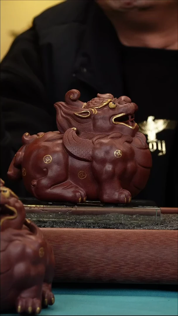 茶壶紫砂❤*坐镇 紫泥  占龙制