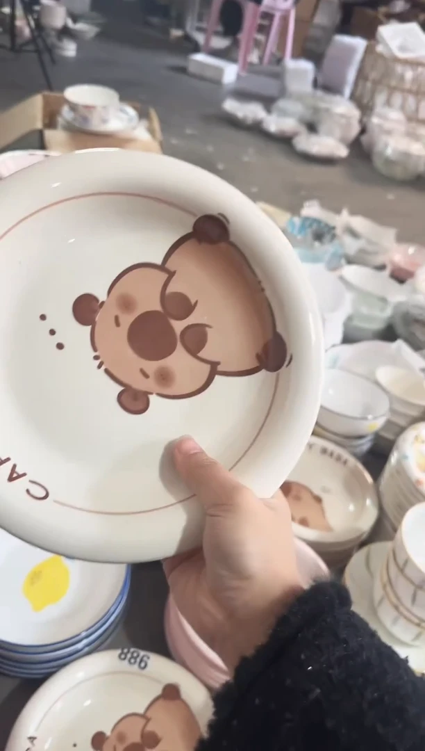 【9寸★2个】黑点针眼属正常陶瓷都有介意慎拍微瑕破损包赔