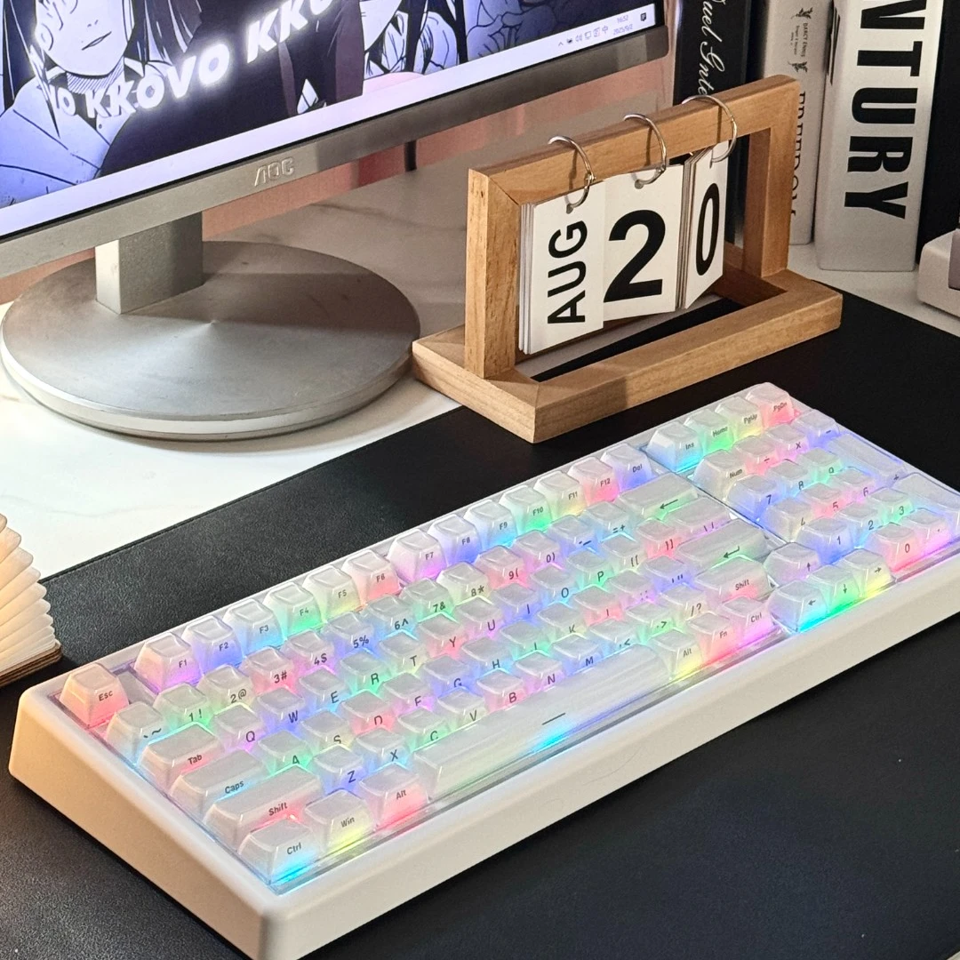 Ainbell·Base99双皮奶机械客制化亲肤高颜值办公无线麻将音键盘