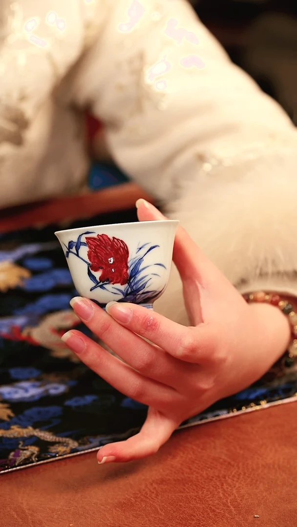 【闪购商品】永明尚玩釉里红杯子杯子准备