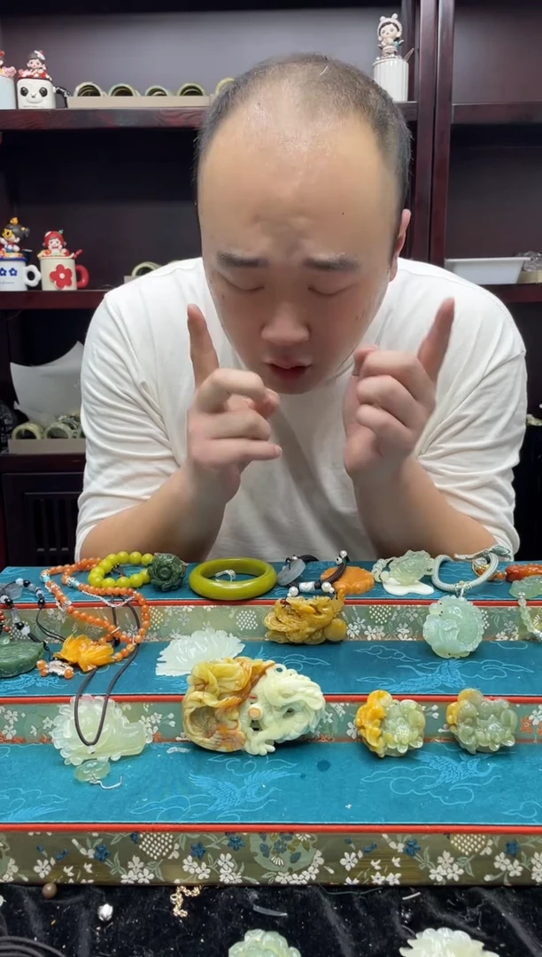 未镶嵌岫玉吊坠多样性发*货拍一发一