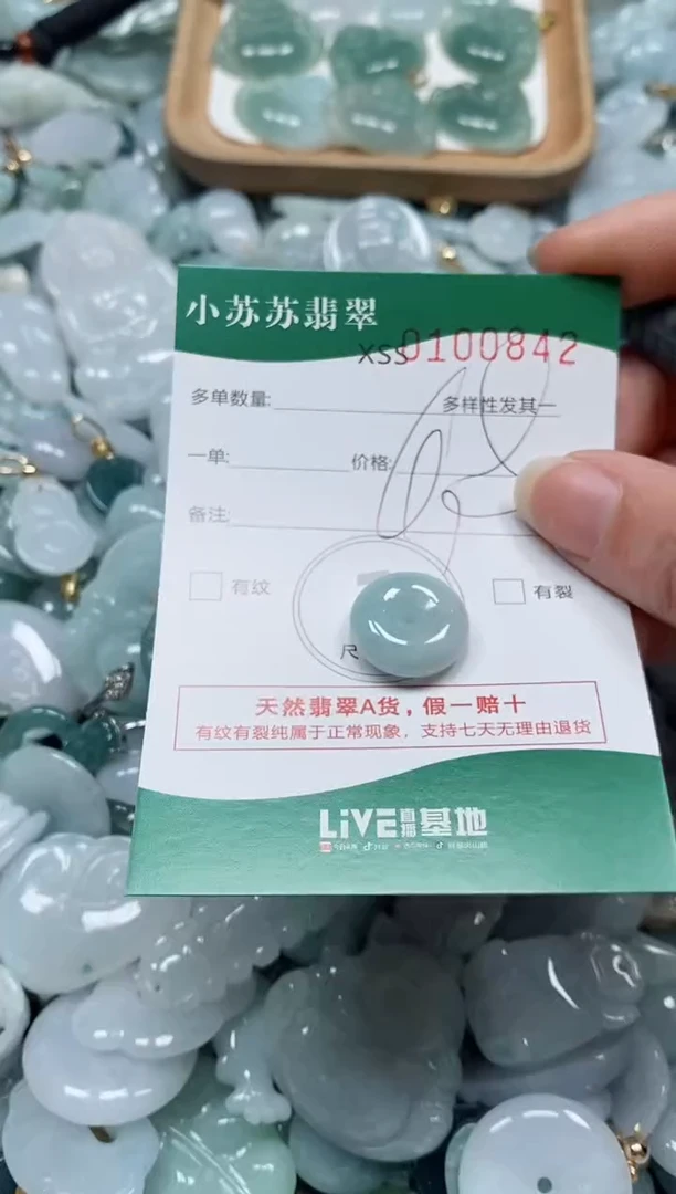 【闪购商品】翡翠颈饰未镶嵌闪购商品0100842