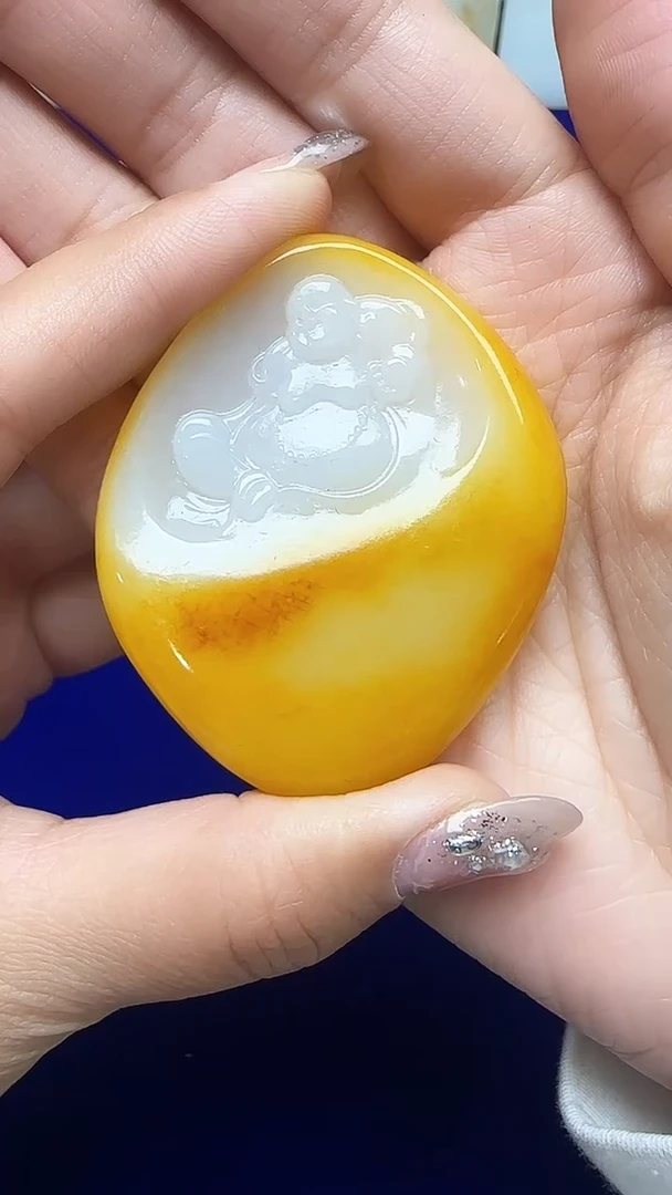 和田玉挂件未镶嵌1