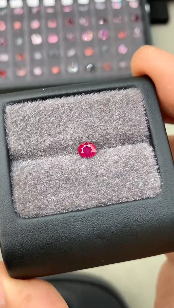 【闪购商品】定制红宝石裸石未镶嵌1.06ct 缅甸老烧红宝石