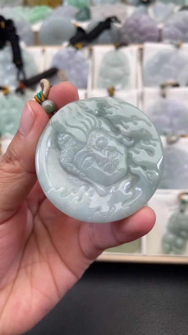 颈饰未镶嵌翡翠天然缅甸翡翠A货160