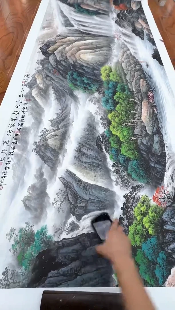 国画墨*孙桂国老师作品，带合影证书16-19