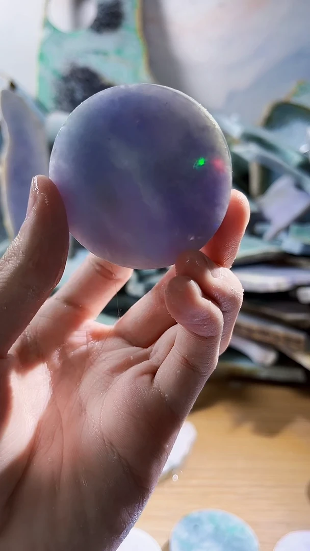 翡翠裸石缅甸翡翠A货文6703