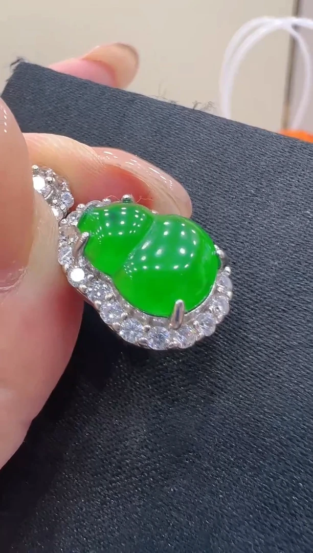 翡翠银S925镶嵌吊坠(不含链)团购多样性发一件