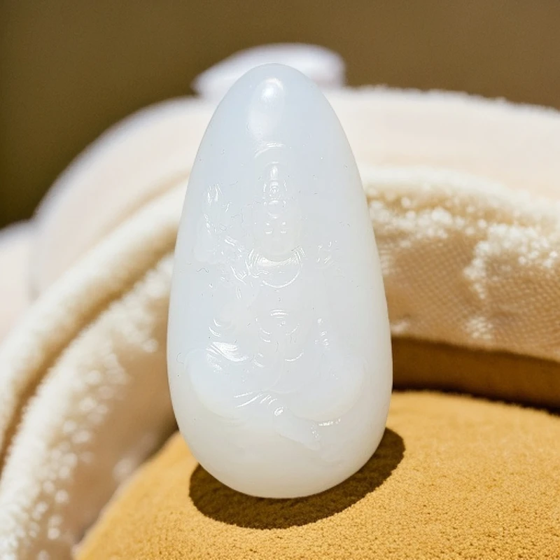 和田玉吊坠(不含链)未镶嵌