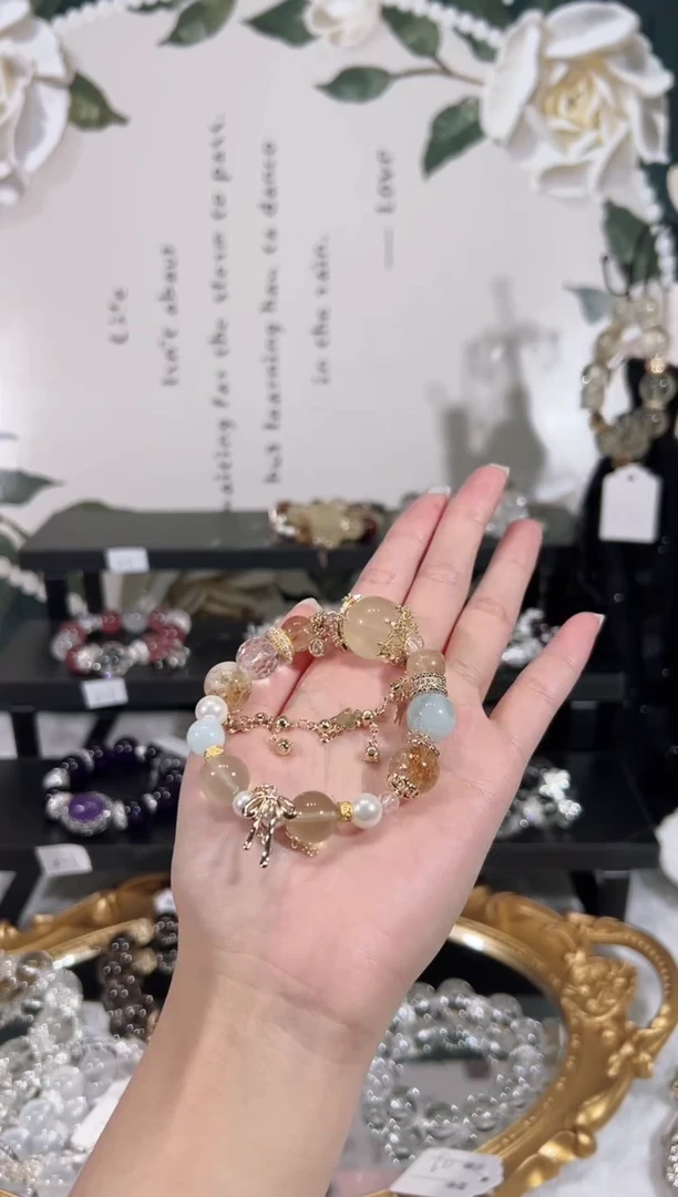 【闪购商品】水晶手链未镶嵌天然水晶默认微瑕 多样性发货发其一