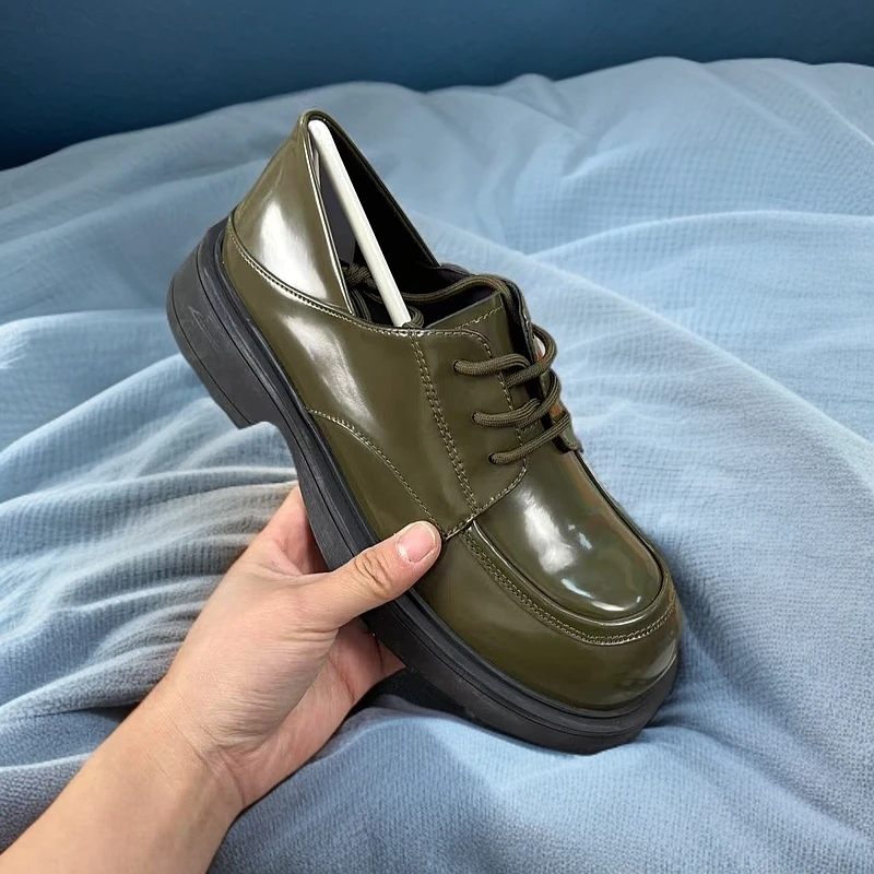 1937-B3-时尚百搭2025春季新款单鞋女式小皮鞋