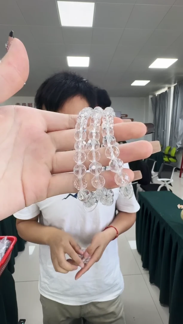 水晶手链未镶嵌6485CK 约8mm多样式发一件