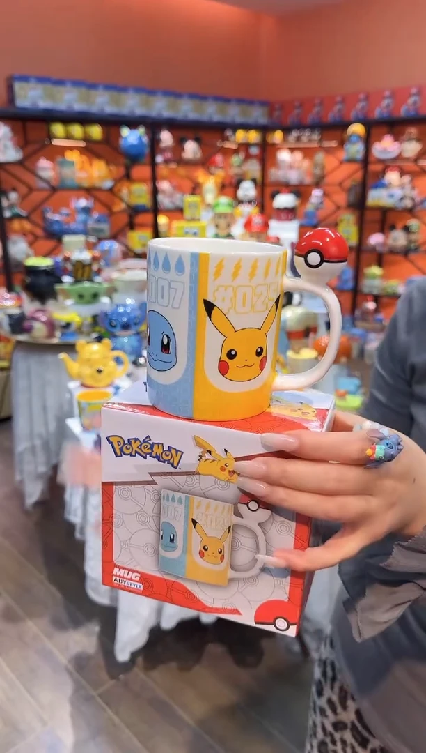 瓷片@@神奇宝贝第一世代陶瓷水杯（礼盒）