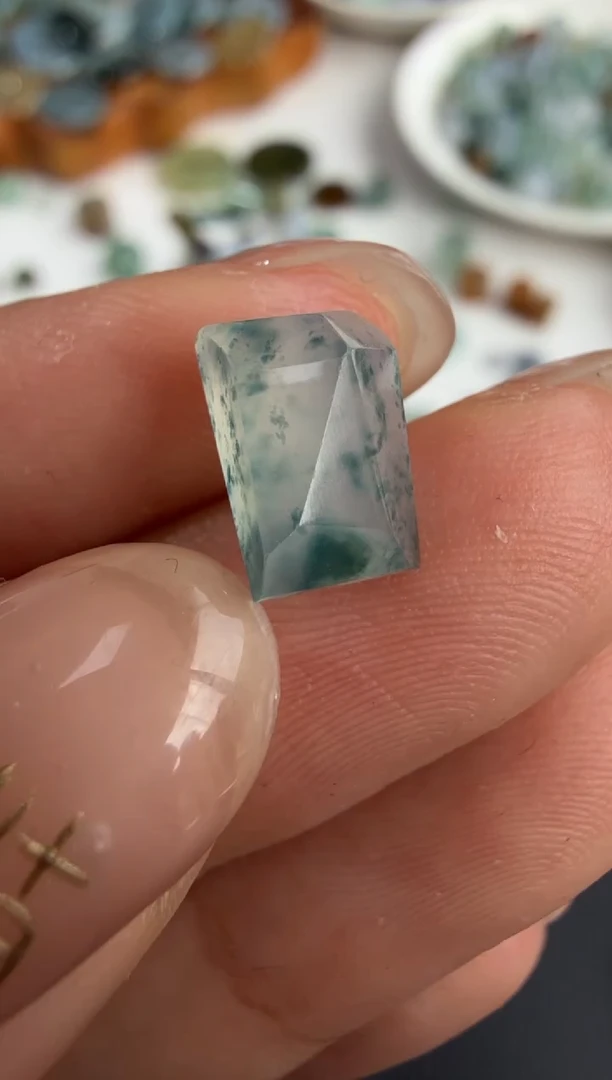 未镶嵌定制翡翠9.7*6.4*5.5/600+60