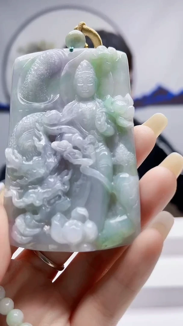 未镶嵌定制翡翠毛货挂件15