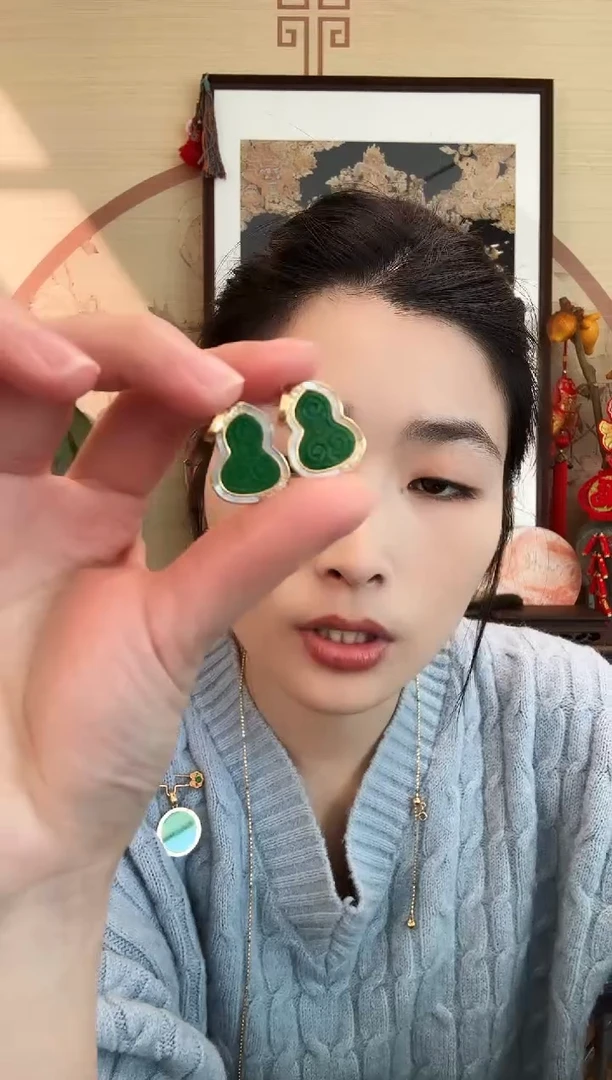 颈饰银S925镶嵌翡翠吊坠/多样性发货一件