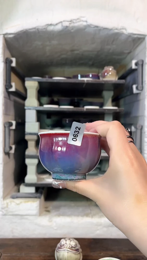 摆件窑口自销手工纯原矿钧瓷