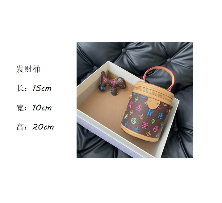 【静姐推荐】2025秋季新款发财桶气质百搭经典单肩斜挎包