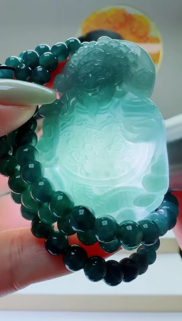 翡翠未镶嵌颈饰多样性随机发其一