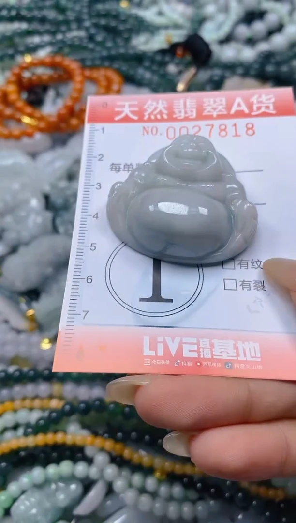 翡翠未镶嵌颈饰闪购0027818