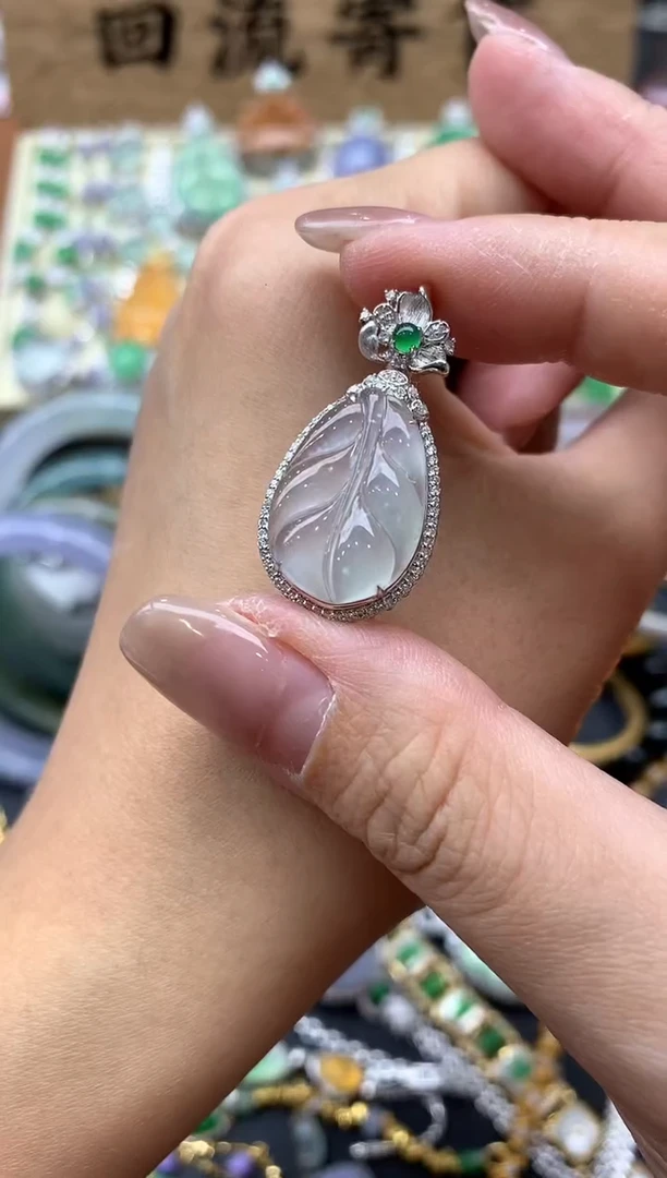 【闪购商品】翡翠颈饰18K金镶嵌314-中国好珍宝