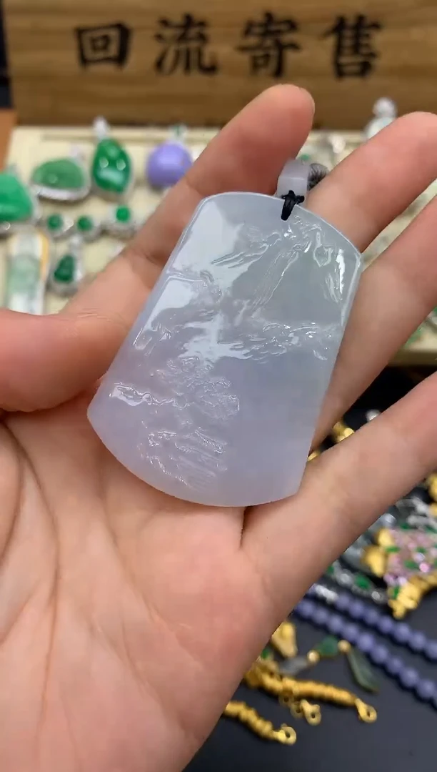 翡翠未镶嵌颈饰129-中国好珍宝