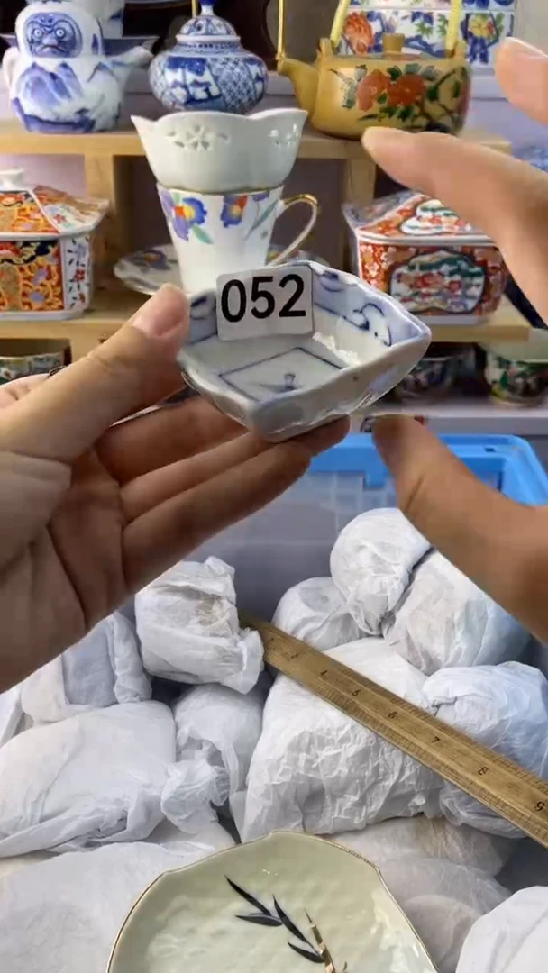 瓷片水**花瓷器满38包邮满38包邮052